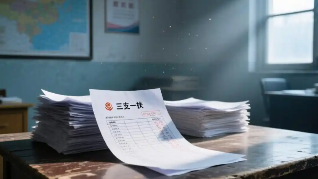 “三支一扶”高分精准断层 这么巧吗热搜配图